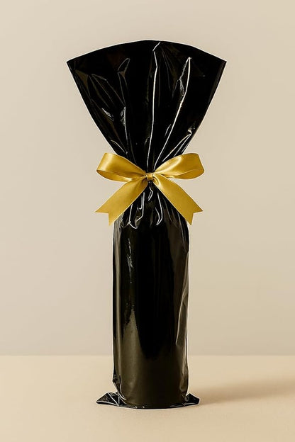 Anderson's Black Shiny Metallic PVC Roll: 47" x 100' Flame-Resistant Event Decor for Weddings, Parties, Photo Booths, Gift Wrap, Table Covers, Backdrops, Crafts & Holiday Decorations