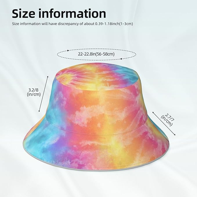 Bucket Hat Double-Side-Wear Reversible Sun Hat Beach Travel Hiking for Women Men