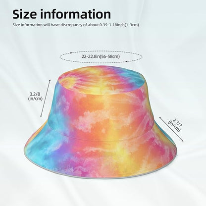 Bucket Hat Double-Side-Wear Reversible Sun Hat Beach Travel Hiking for Women Men