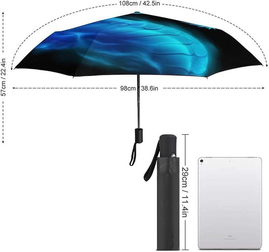 Fashion 3 Fold Sunny Rain Sunscreen Umbrella Portable Automatic Umbrella