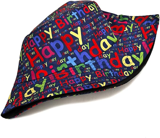 Malaxlx Bucket Hat Beach Sun Hat Fishing Hat for Women Men, Outdoor Travel Reversible Double Side Wear Fisherman Hat