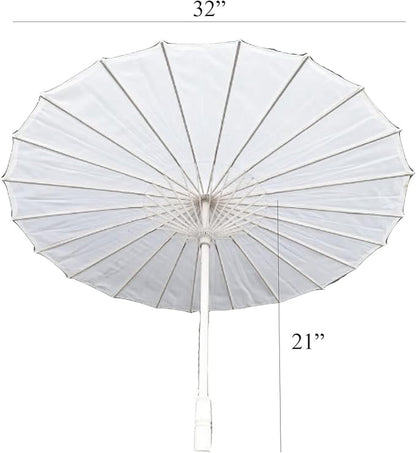 Chinese Japanese Handmade Parasol Umbrella,Asian Decoration DIY Art Dance Classical Umbrella for Wedding Parties Photography Costumes Cosplay
