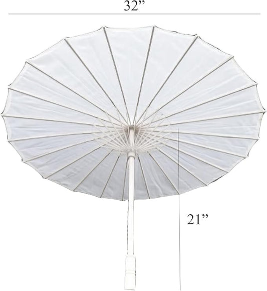 Chinese Japanese Handmade Parasol Umbrella,Asian Decoration DIY Art Dance Classical Umbrella for Wedding Parties Photography Costumes Cosplay
