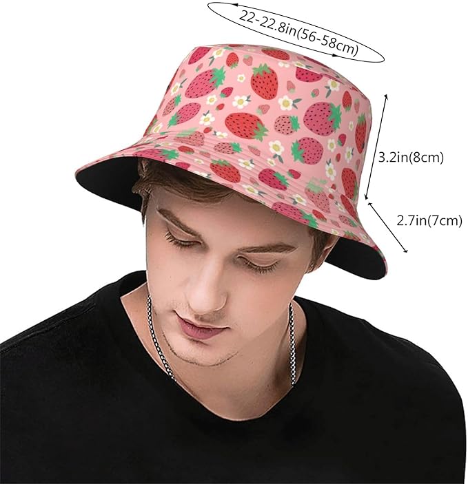Bucket Hat Summer Beach Fisherman Cap Packable Sun Hats