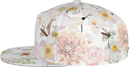 Tulip Flower Baseball Cap for Women Baseball Caps Flower Hat Tulip Baseball Hats Womens Cap for Outdoor