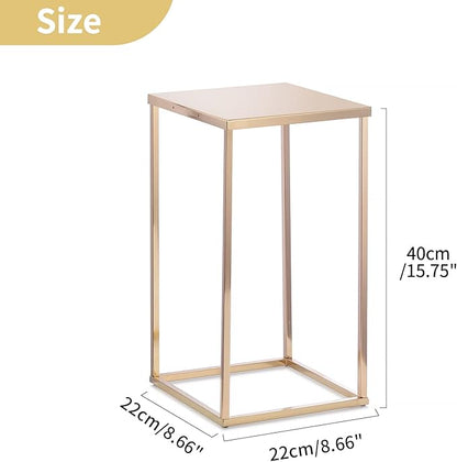 NUPTIO Gold Vases for Centerpieces Wedding - 2 Pcs 15.7 inch Tall Gold Vase Wedding Centerpieces for Tables - Geometric Gold Centerpieces for Table Flower Stand for Table Centerpieces for Weddings
