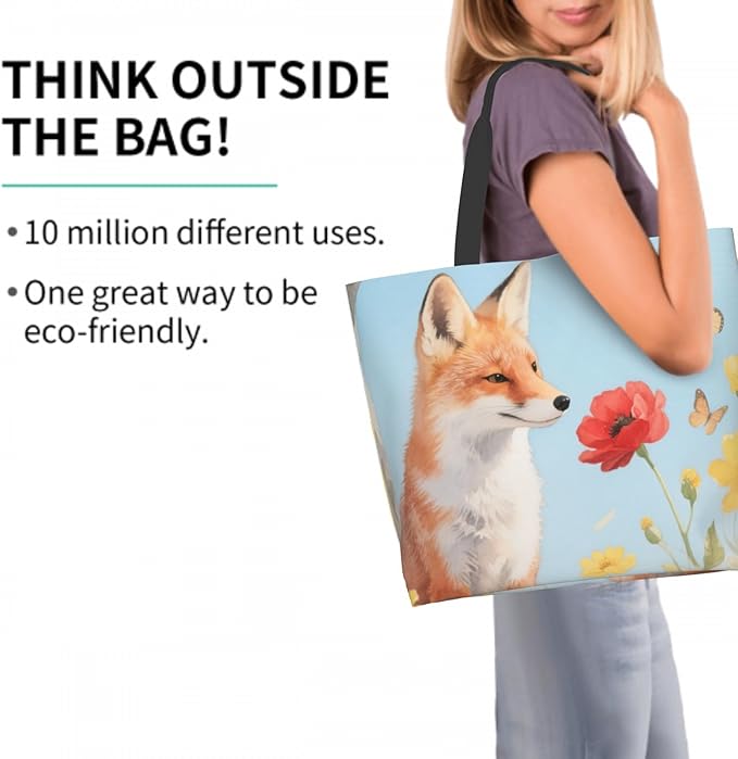 Shoulder Bag Large Reusable Eco-friendly Shopping Bags Portable Storage Handbag