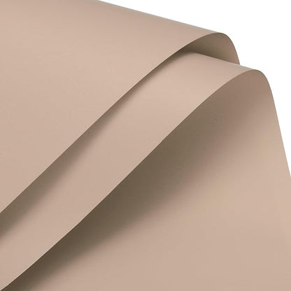 MECCANIXITY Pearlescent Film Flower Wrapping Paper 22.8x22.8 Inch Waterproof for DIY Crafts, Gift/Gift Box Packaging Lotus Gray Pack of 20