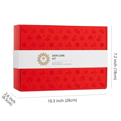 Red Rose 23 Pcs Facial Skin Care Set, Luxury Bath and Body Gifts for Women, Spa & Self-Care Gifts, Lip Gloss, Sheet Mask, Present, Bath Oil, Birthday, Christmas, Valentines, Mother Day, Bridal Shower