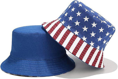 XYIYI Cute Bucket Hat Beach Fisherman Hats for Women, Reversible Double-Side-Wear