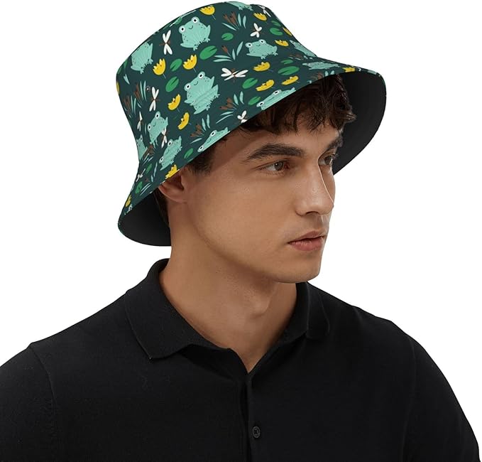 Bucket Hats Fashion Sun Cap Packable Outdoor Fisherman Hat for Women and Men