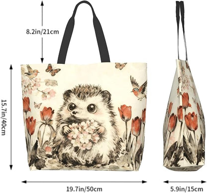 Shoulder Bag Large Reusable Eco-friendly Shopping Bags Portable Storage Handbag