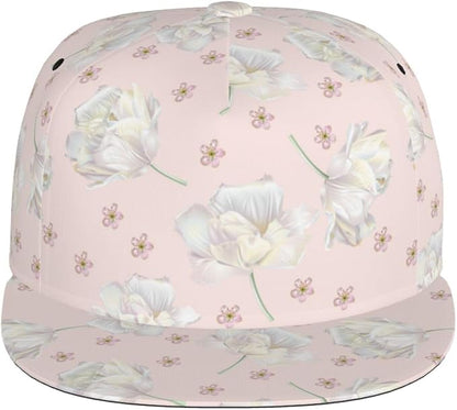 Tulip Flower Baseball Cap for Women Baseball Caps Flower Hat Tulip Baseball Hats Womens Cap for Outdoor