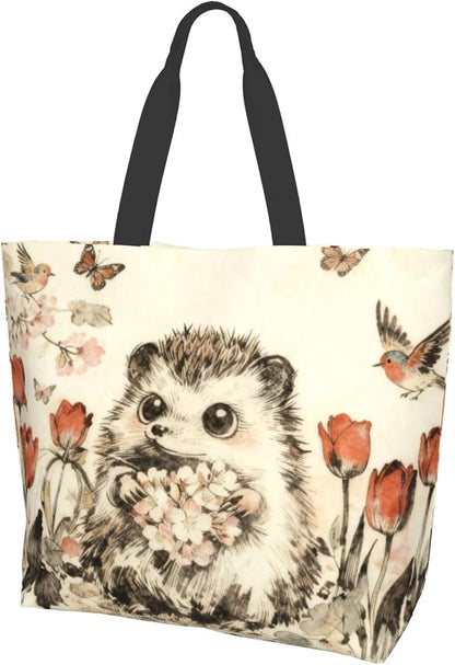 Shoulder Bag Large Reusable Eco-friendly Shopping Bags Portable Storage Handbag