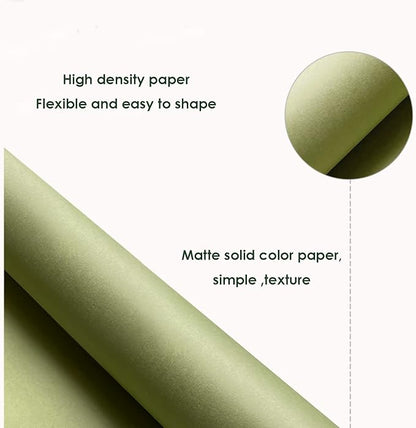 FWSA WRAPS Floral Wrapping Paper for Bouquets Waterproof Korean Paper for Flowers Gift Packing (Color 13)