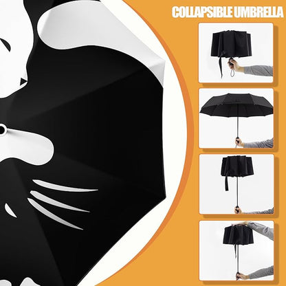 Small Compact Travel Automatic Folding Umbrella for Women, Portable Lightweight, Rain, Wind, UV Sun Shade