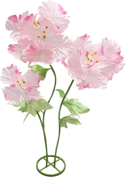 Giant Paper Flowers for Decoration, Elegant Huge Artificial Flower Big Decorative Handcrafted Wedding Banquet Background Party Baby Shower Photography Props Shop Window Display Home Decor, Light Pink