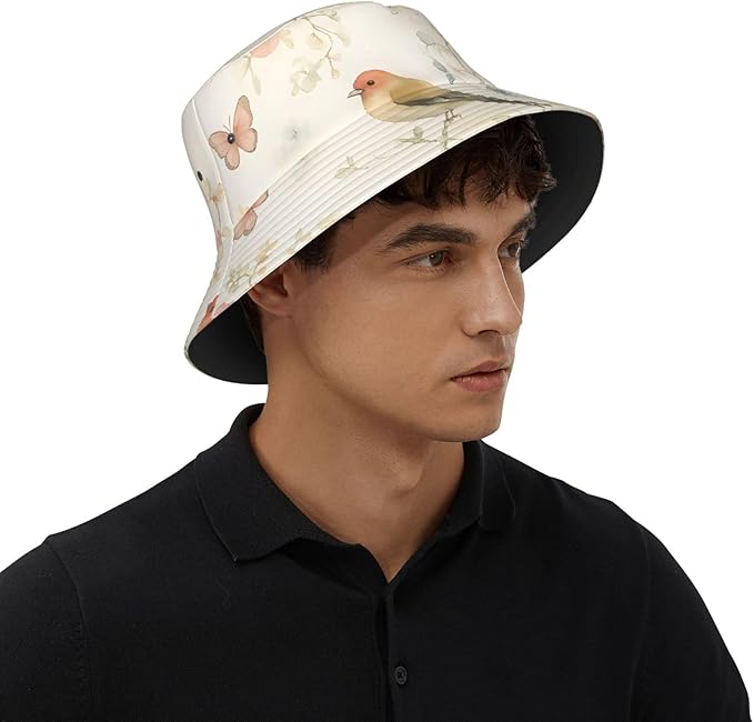 Rustic Autumn Cows and Pumpkins Bucket Hat Novelty Sun Hats Trendy Fisherman Cap for Men and Women