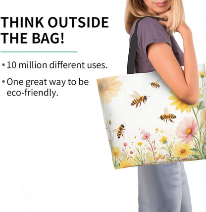Shoulder Bag Large Reusable Eco-friendly Shopping Bags Portable Storage Handbag