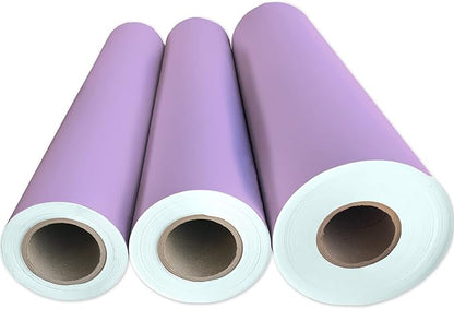 Jillson Roberts Bulk Gift Wrap, Everyday Gift Wrapping Supplies, Lavender Matte, Full Ream 833 feet x 24 inches