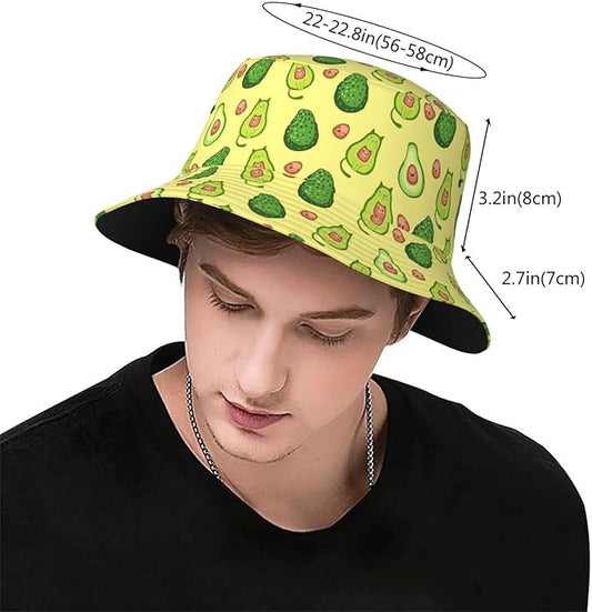 Fashion Bucket Hat Summer Beach Travel Sun Hat Packable Fisherman Cap for Men Women