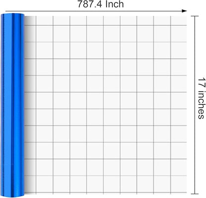 Merture Royal Blue Wrapping Paper Roll - 17 In X 784.4 In (92.6 sqft) Metallic Blue Solid Color Gift Wrap for Birthday, Fathers Day, Baby Shower, Hanukkah, Gender Reveal Party