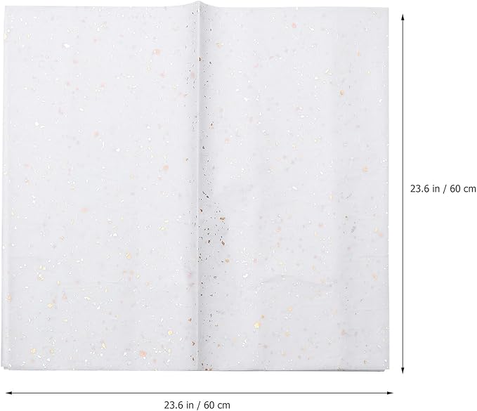 MOLUCKFU 10Pcs Metallic Foil Dot Flower Wrapping Paper DIY Packaging for Bouquets Wrap Seasonal Floral Craft Supplies