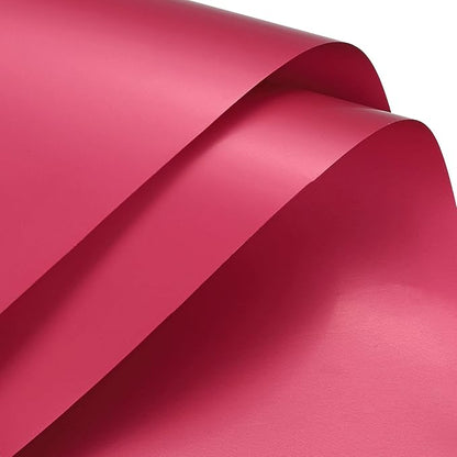 MECCANIXITY 20 Pcs Flower Wrapping Paper 22.8x22.8 Inch Waterproof Florists Wrapping Paper for Florist Bouquet Supplies, DIY Crafts, Gift/Gift Box Packaging Red
