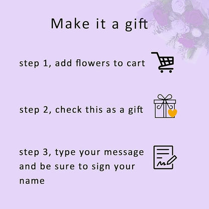Vrioca Flowers for Delivery, Preserved Flowers Bouquets, Birthday Gifts for Women Mom