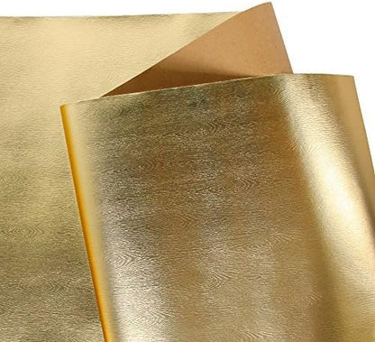 WRAPAHOLIC 30 Inch Gold Wrapping Paper Roll - Jumbo Roll Basic Texture Matte Gold for Birthday, Holiday, Wedding, Baby Shower Wrap - 30 inch x 16.5 feet