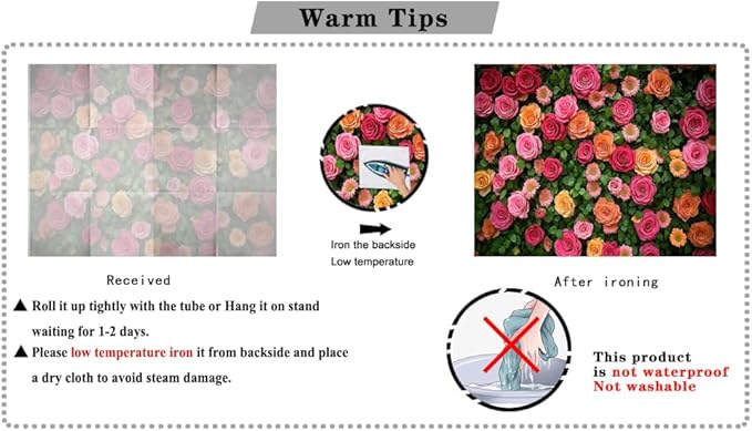 Floral Backdrop for Photography Mother's Day Backdrop Wedding Backdrops Spring Flower Photography Backdrop Backdrops for Photographers Studio Props 8X6FT 049