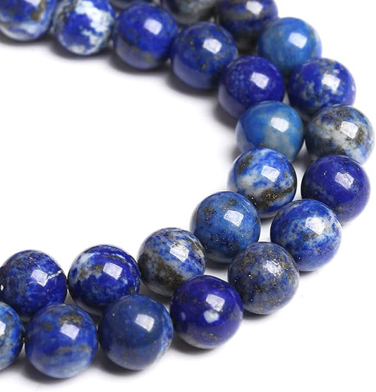 8MM 45PCS Natural Stone Blue Lapis Lazuli A Grade Gemstone Beads for Jewelry Making DIY Bracelet Crystal 1 Strand