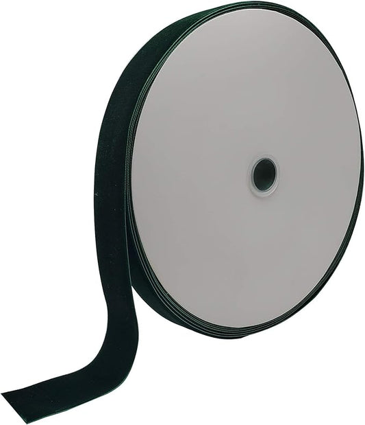 10 Yards Velvet Ribbon Spool(Dark Green, 1 1/2")