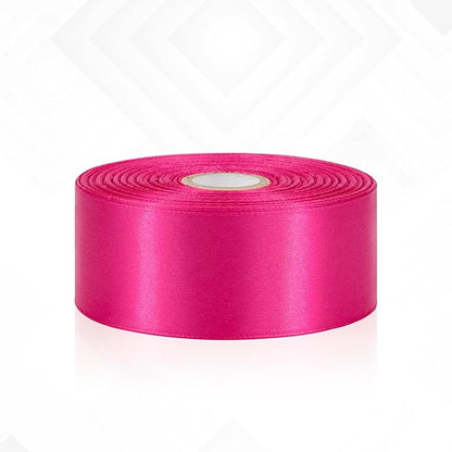 30 Yards Hot Pink Ribbon 1-1/2 Inch, Hot Pink Satin Ribbon for Flower Bouquet Accessories, Gift Wrapping, Crafts, Hair, Christmas, Wedding and Bow Making