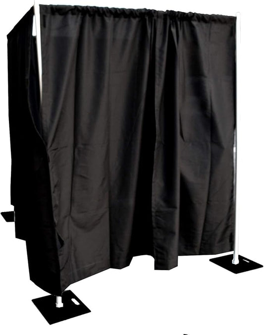 Crowd Control Center 8'x20' Pipe and Drape Backdrop Kit in Premier Fabric (Photobooth Backdrop Kit)