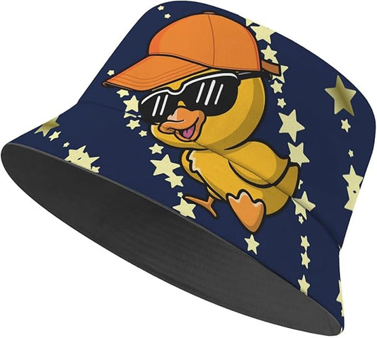 Bucket Hat for Women Men Unisex Sun Cap Packable Outdoor Fisherman Hat Headwear,Reversible Double-Side-Wear