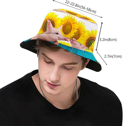 Bucket Hat Sun Beach Packable Fisherman Cap for Women Men Summer Outdoor Hiking