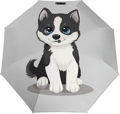 Fashion 3 Fold Sunny Rain Sunscreen Umbrella Portable Automatic Umbrella