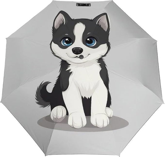 Fashion 3 Fold Sunny Rain Sunscreen Umbrella Portable Automatic Umbrella