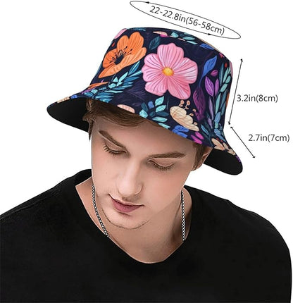 Bucket Hats Fashion Sun Cap Packable Outdoor Fisherman Hat for Women and Men Travel