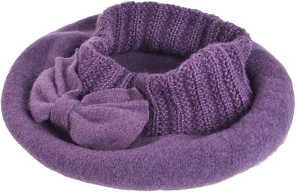 VECRY Women's 100% Wool Bucket Hat Felt Cloche Beret Dress Winter Beanie Hats