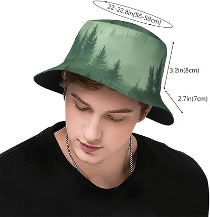 I Love U Bucket Hat Novelty Sun Hats Trendy Fisherman Cap for Men and Women