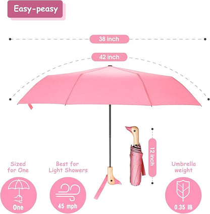 Duck Umbrella – Cute Duck with Adorable Duck Handle, The Perfect Duck Umbrella for Duck Lovers