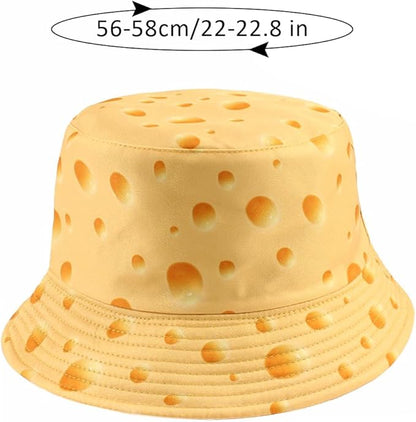 Malaxlx Bucket Hat Beach Sun Hat Fishing Hat for Women Men, Outdoor Travel Reversible Double Side Wear Fisherman Hat