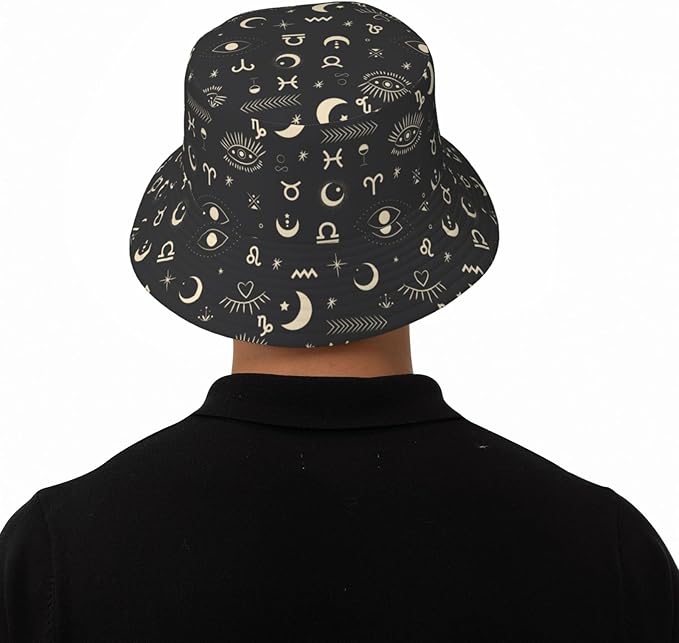 Fashion Bucket Hat Summer Beach Travel Sun Hat Packable Fisherman Cap for Men Women