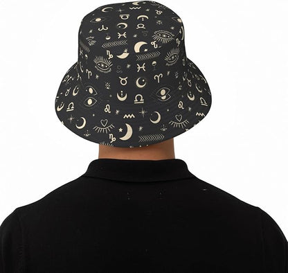 Fashion Bucket Hat Summer Beach Travel Sun Hat Packable Fisherman Cap for Men Women
