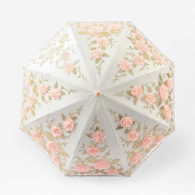 Honeystore Flower Lace Parasols for Wedding Party Lace Bridal Umbrella