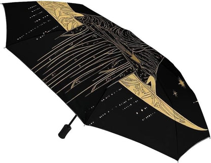 Fashion 3 Fold Sunny Rain Sunscreen Umbrella Portable Automatic Umbrella