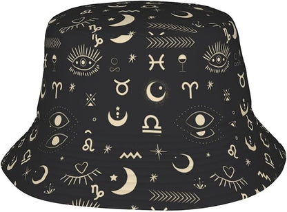 Fashion Bucket Hat Summer Beach Travel Sun Hat Packable Fisherman Cap for Men Women