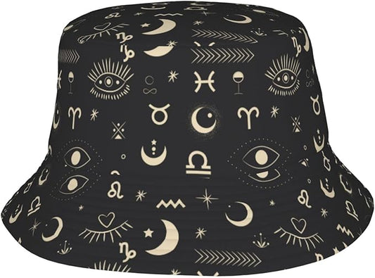 Fashion Bucket Hat Summer Beach Travel Sun Hat Packable Fisherman Cap for Men Women